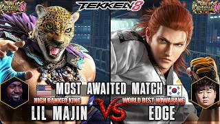 Tekken 8 ▰ LIL MAJIN 🇺🇸 (King) Vs EDGE 🇰🇷 (Howarang) ▰ High Level Matches!