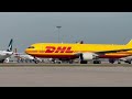 DHL Cargo flight ✈️ in Hong Kong 🇭🇰 arriving B767F