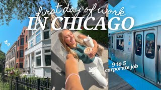first day at my 9-5 job in CHICAGO... | POST GRAD DIARIES ep. 4