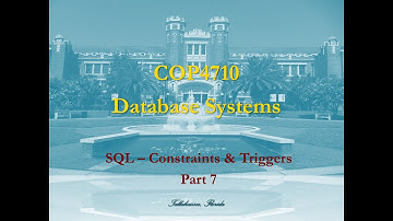 SQL Constraints Part 7