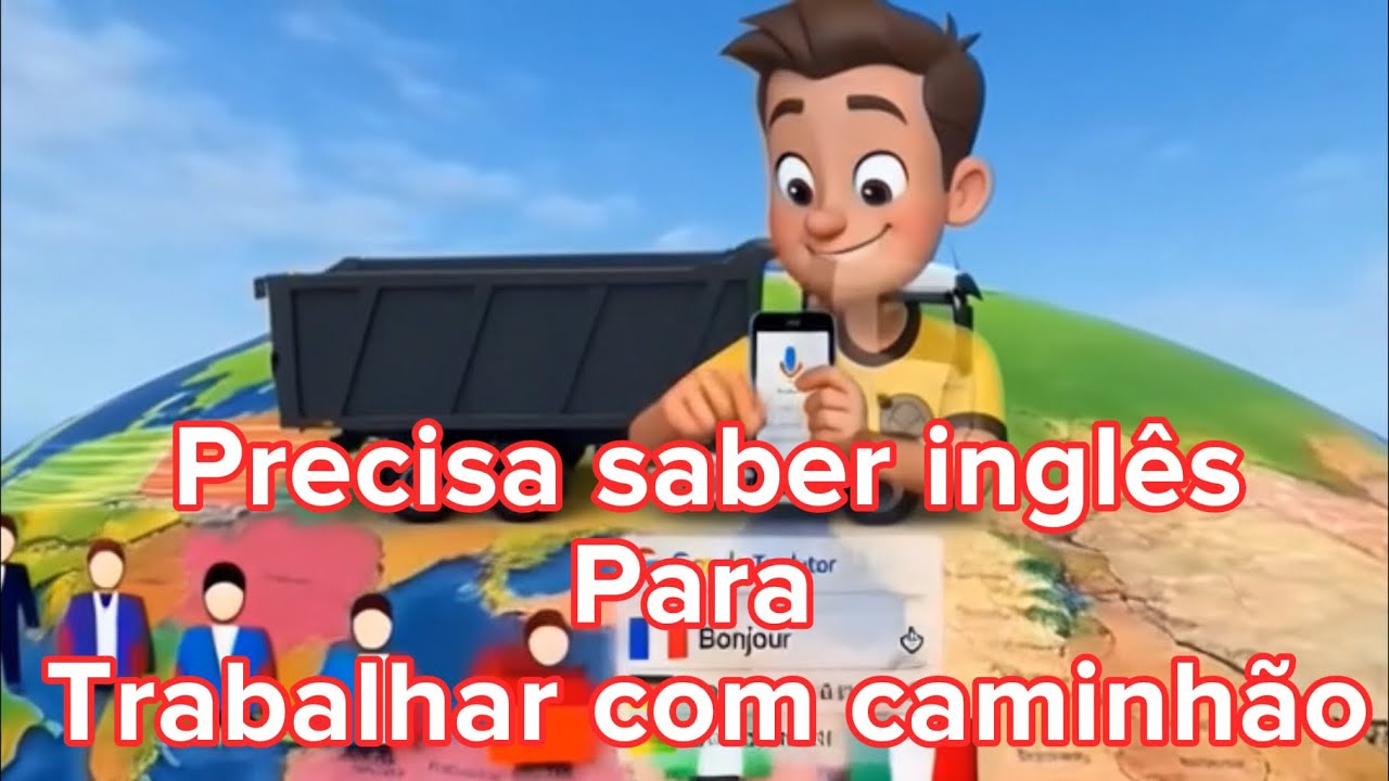 Precisa falar inglês para trabalhar como motorista de caminhão internacional. 
