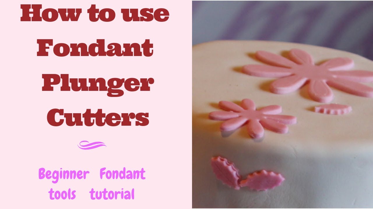 How to use Fondant Plunger Cutters