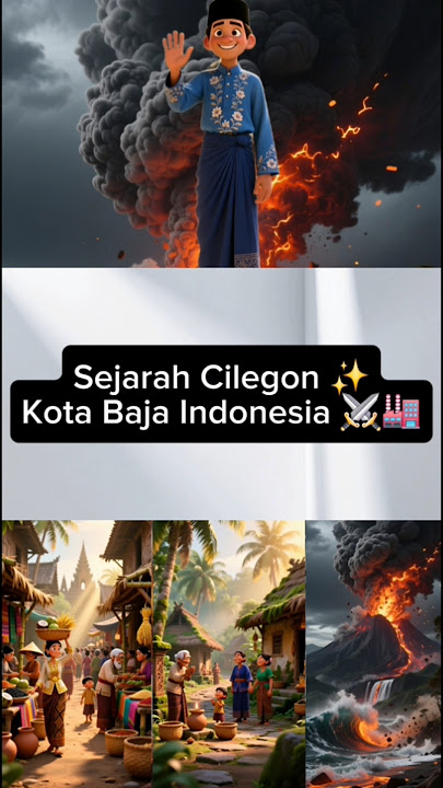 Asal Usul Kota Cilegon 🌋 Dari Kampung Nelayan Jadi Kota Baja ⚙️! #shorts #cilegon #viral #trending