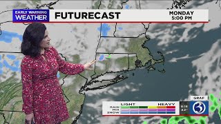 FORECAST: Scattered showers tonight, sunnier on Sunday