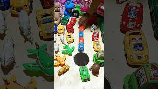Red car and white car JCP pushing jeep and cars crash to pit #jcb​ #jcpbackhoe​ #jcbjcb​ #jcp​ #1