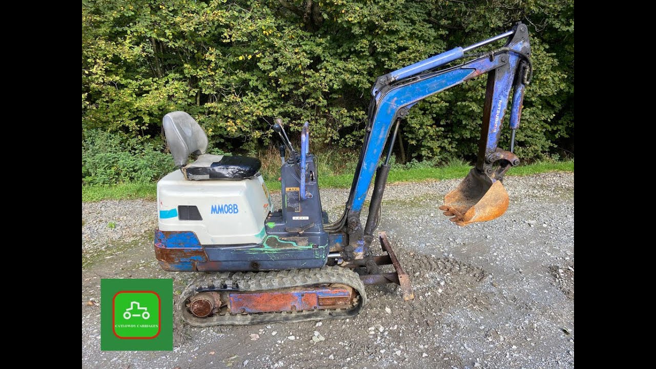 MITSUBISHI MM08B 3.4 TON DIGGER EXPANDING £5595 www 