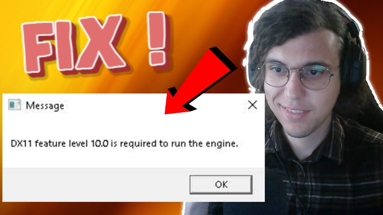Feature level 11 1. Message dx11 feature Level 100 is required to Run the engine что за ошибка.