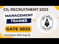 Cil recruitment 2023 through gate 2023 notification out  prepare cil interviews with yourpedia