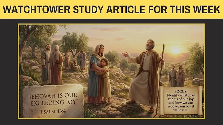 Watchtower Study For This Week |December 8-14, 2025 Weekend Meeting Answers Comments