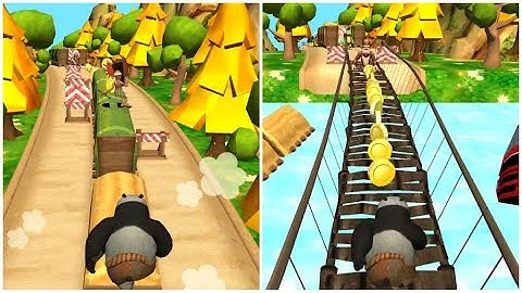 NEW PANDA RUN JUNGLE #2 | PLAY FUNNY RUNNER GAME | ANDROID/IOS