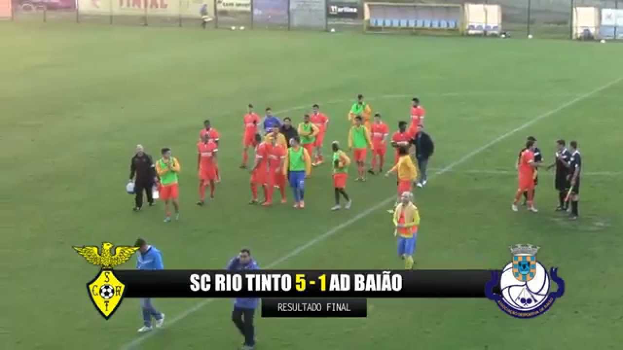 SC Rio Tinto - AD Baião - Elite 2015-16 - YouTube
