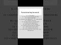functions key ke work #computer #ai #it #shortvideo #shorts #trending #youtubeshorts #motivation