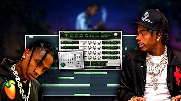 HOW TO MAKE FIRE BEATS FOR TRAVIS SCOTT, LIL BABY & GUNNA FROM SCRATCH | FL STUDIO