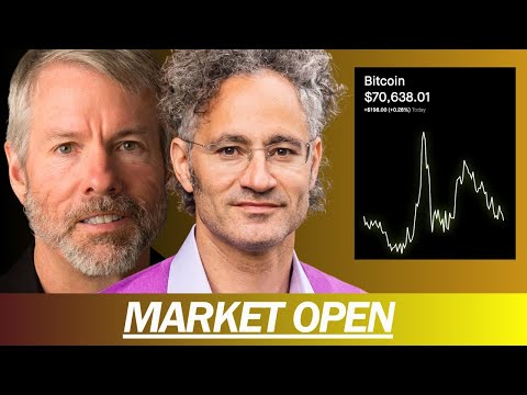 PALANTIR GETS A HUGE NEW $37M CONTRACT, BITCOIN $70K, MICROSTRATEGY ALL TIME HIGHS | MARKET OPEN Episode cover