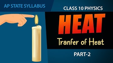 #Heat | Transfer of Heat| Explanation  in telugu | 10th Physics Chapter-1 | AP syllabus@EDUSCOPEtelugustatesyllabus
