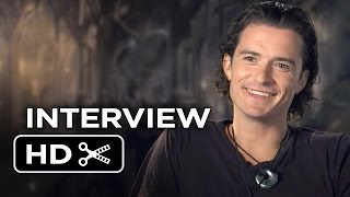 The Hobbit: The Battle of the Five Armies Interview  Orlando Bloom (2014)  Movie HD