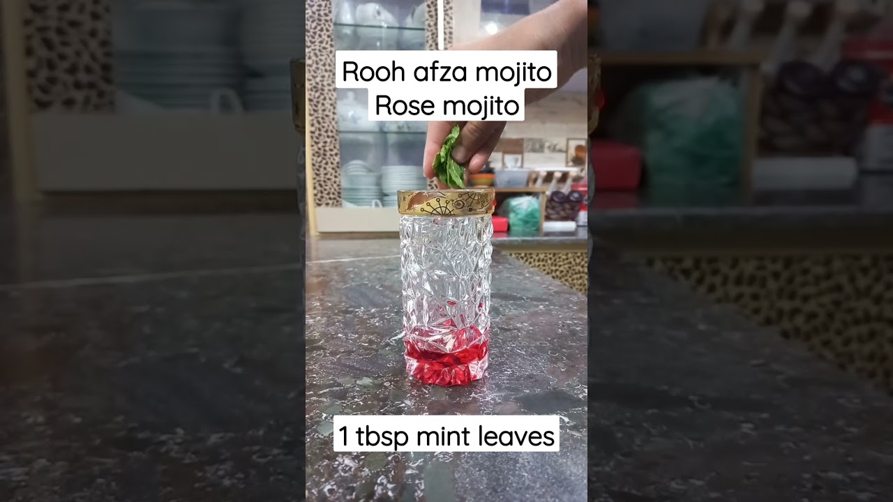 refreshing Rooh afza mojito recipe | Rose mojito recipe by Tasty Food By Areeb 