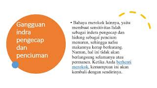 PPT BAHAYA MEROKOK DAN DAMPAKNYA