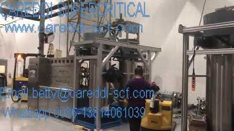 150LX2 PLC controlled Supercritical co2 extraction machine installed in USA for CBD