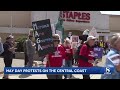 May Day protests sweep Central Coast over workers’ rights, Trump administration