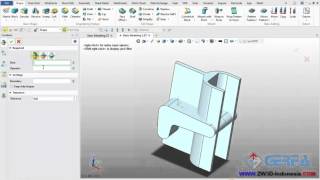 Basic Modeling ( Combine shapes Intersection In ZW3D)