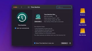 Back up your files with Time Machine on Mac Pro