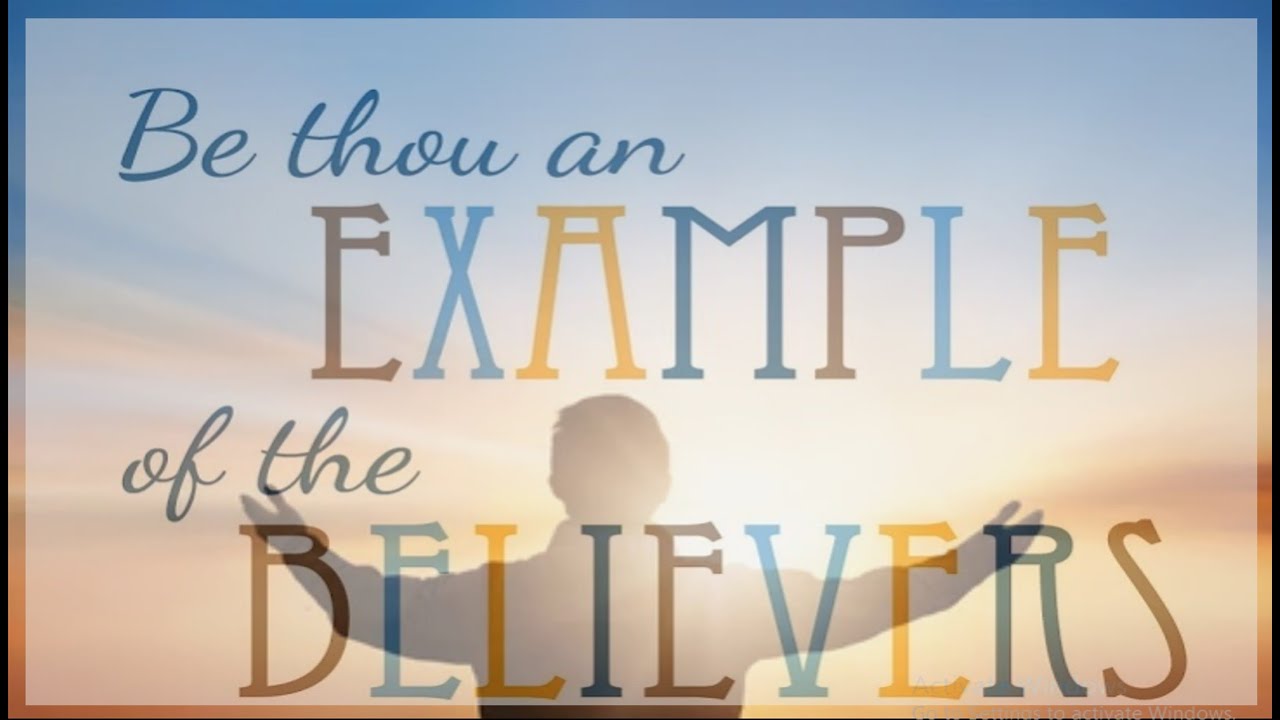 11/16/25- Be Thou an Example of the Believers - YouTube