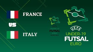 futsal euro u19 2022 - France VS Italy