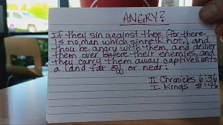 What the Bible Says About the Angry Man!