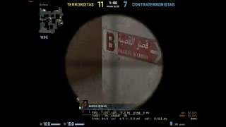 Counter-strike, random ace 1vs5 clutch in Global Elite. Dust2