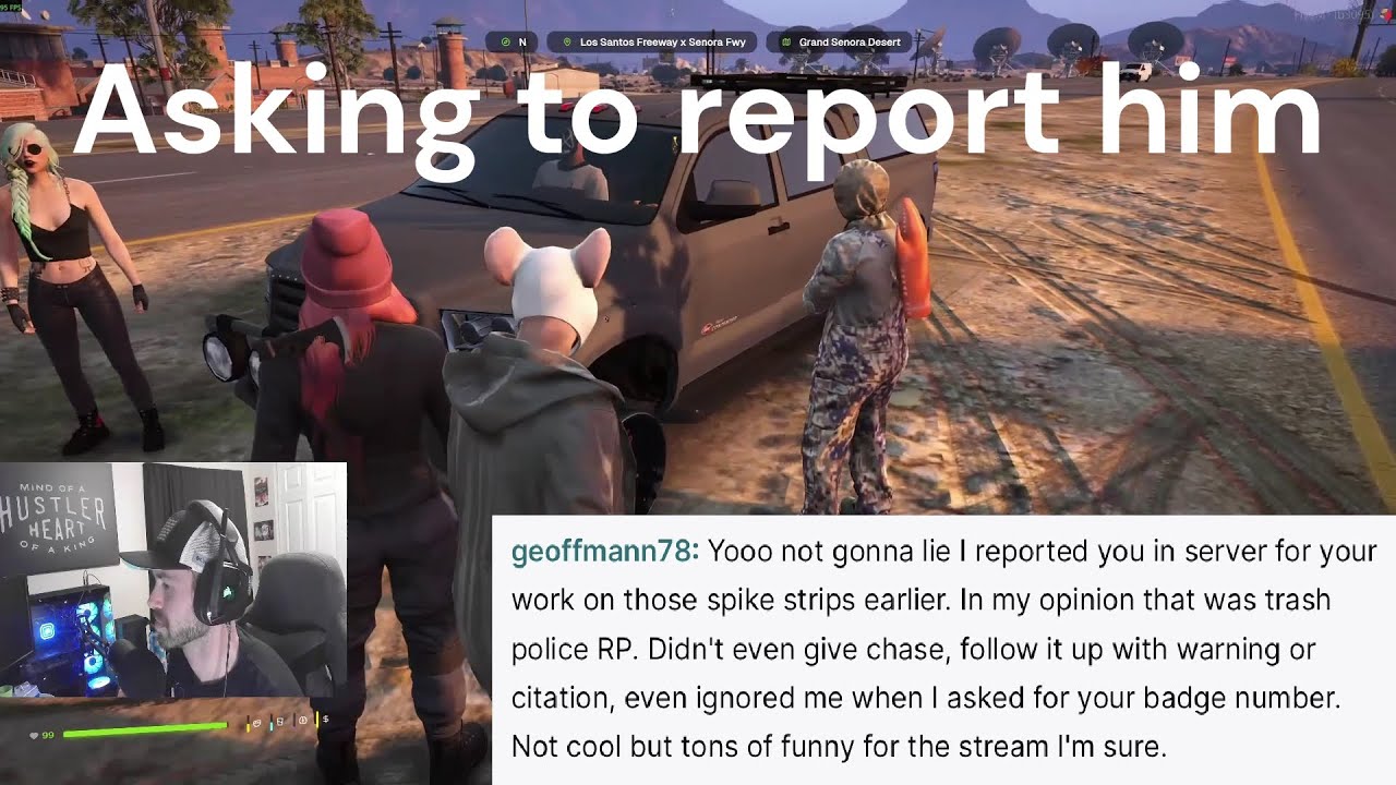 Player tells Hutch he Reported him for this Incident (Full Context) | GTA Prodigy RP