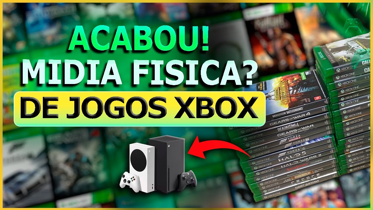 ACABOU! Xbox cancela produção mídias físicas no Brasil