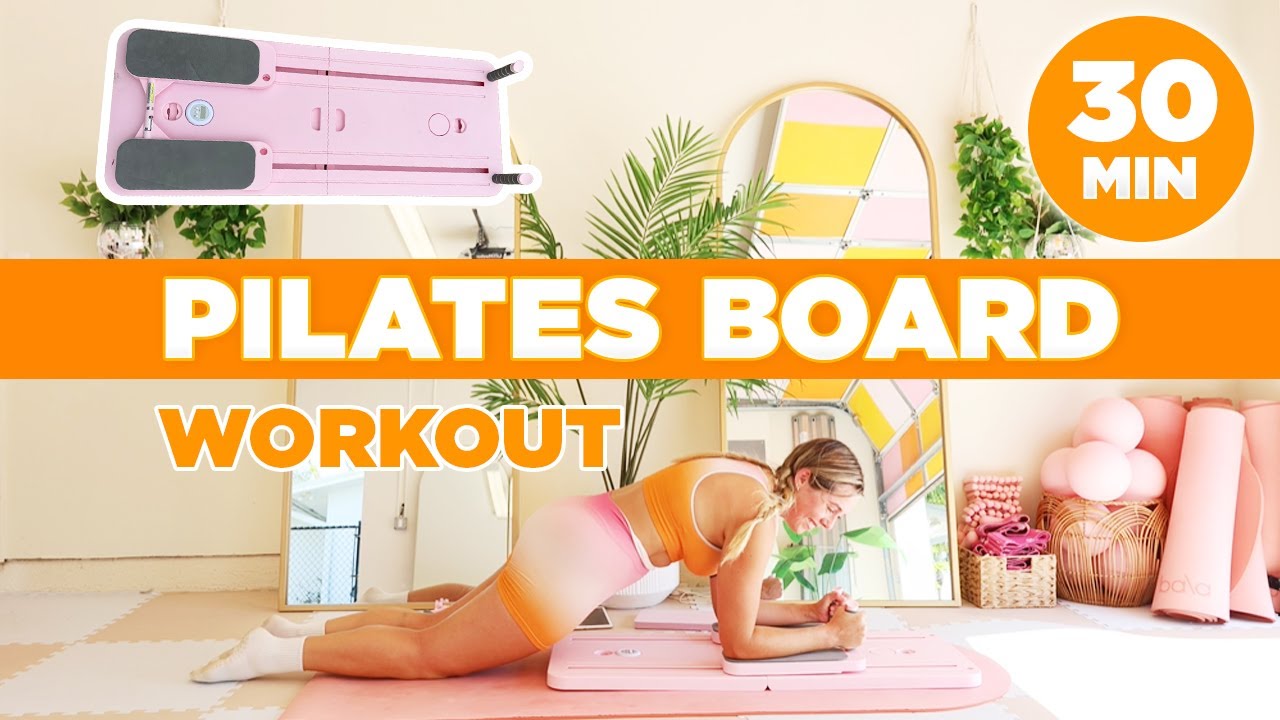 30 MIN FULL BODY PILATES BOARD WORKOUT | AT HOME WORKOUT