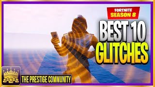 💥 10 WORKING Fortnite Glitches In 1 Video YOU CAN EASILY DO...(Season 8 v8.20)