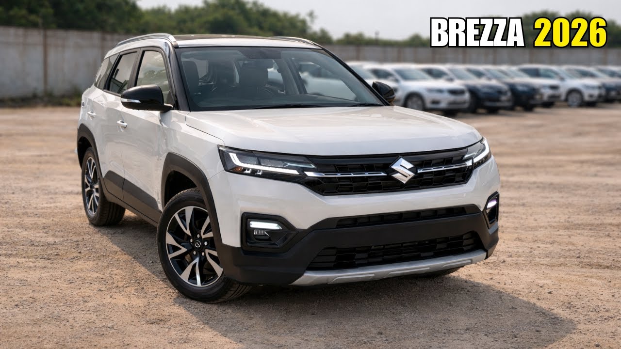 Обновленная Maruti Brezza 2026 года: ADAS, газобаллонное оборудование под днищем и новые дизайнер...
