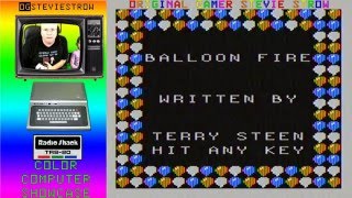 Balloon Fire - TRS-80 Color Computer Game