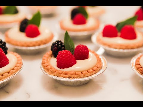 Mini Fruit Tarts - Vanilla Custard w/ Berries