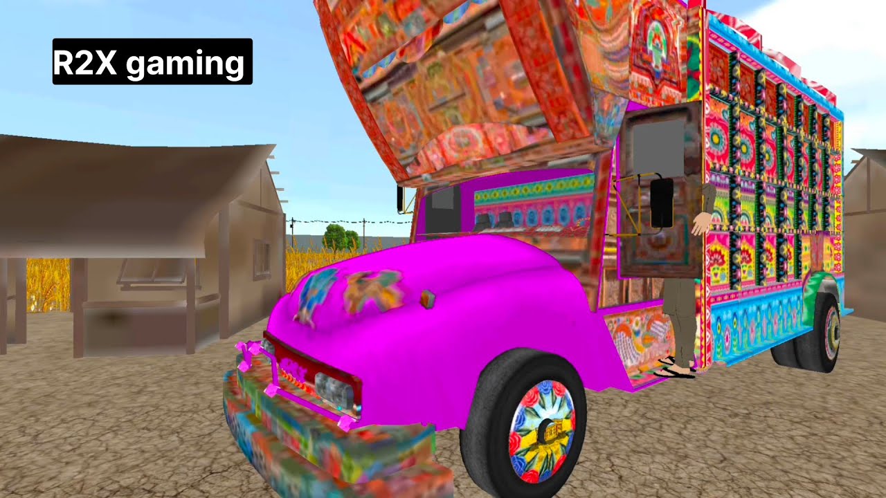 Indian truck driver loding truck drum and container transport game R2X gaming