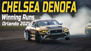 CHELSEA DENOFA Winning Runs | Formula DRIFT 2021 (Orlando), Round 2