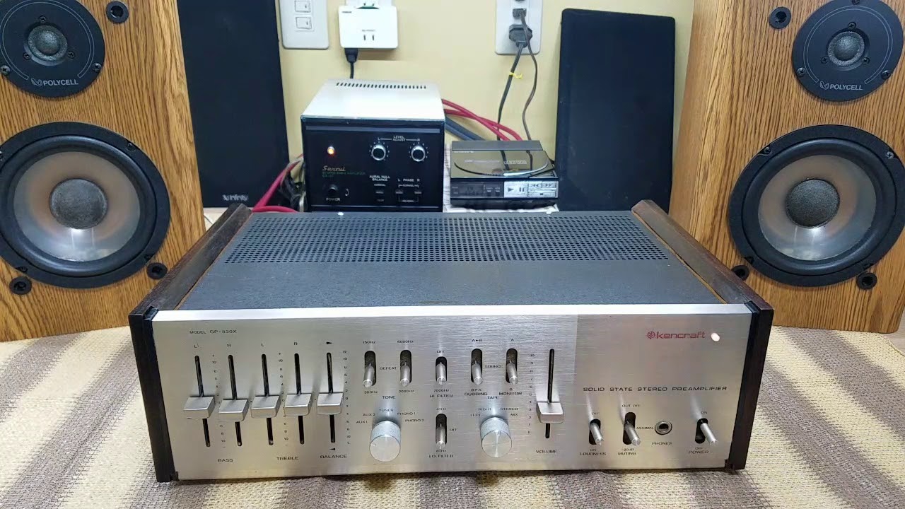 ケンクラフト GP-830X 再生音 中々良い音です！ - YouTube