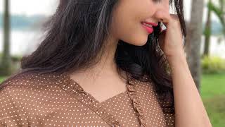 Soft cotton Aline Kurti/dress in greenish brown shade with pocket screenshot 3