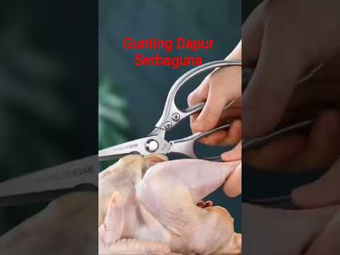 Gunting Dapur Serbaguna Stainless Tahan Karat / Gunting Ayam Ikan Daging Sayuran Praktis