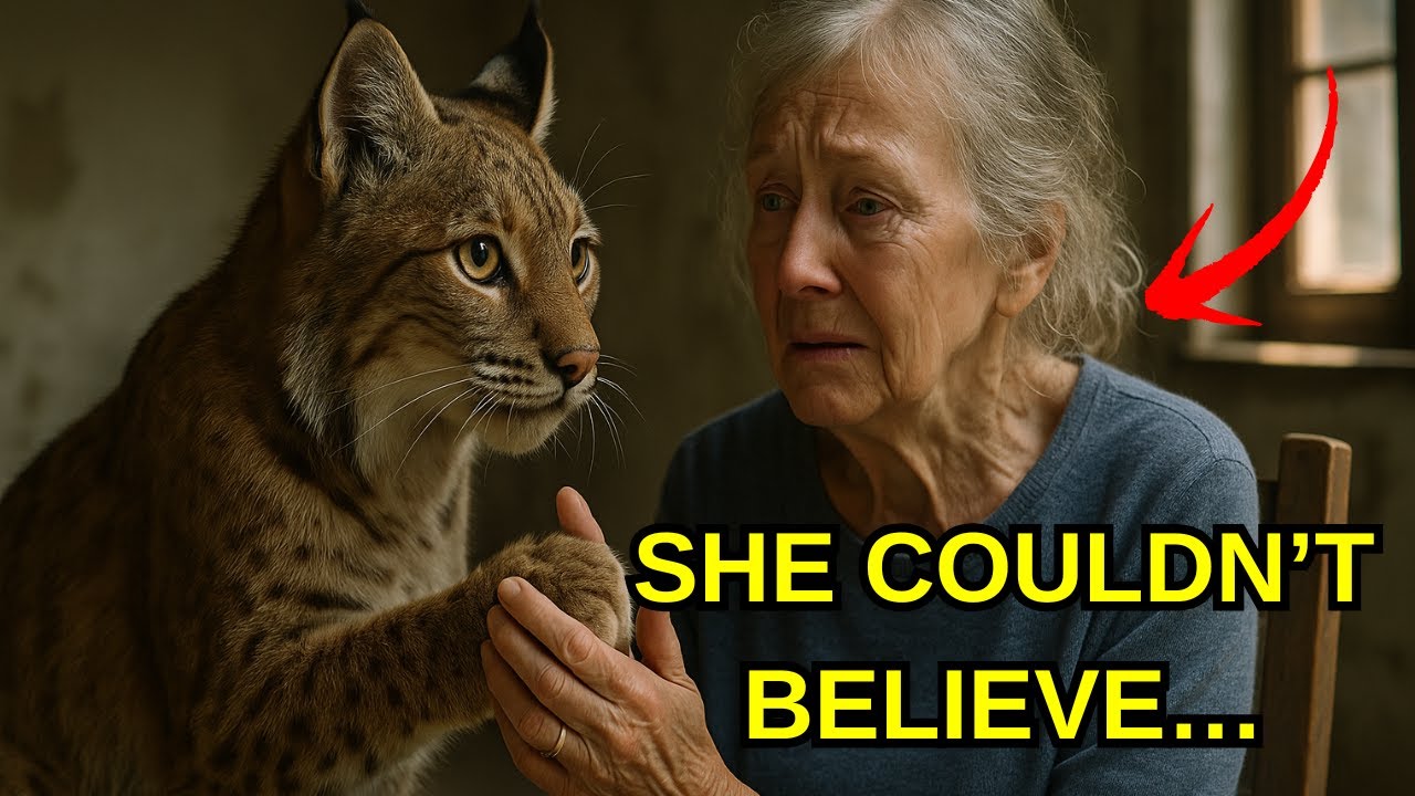 a stray bobcat appears to rescue a confused elderly woman… what happened next shocked everyone