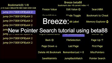 Breeze beta88: New Pointer Search Tutorial