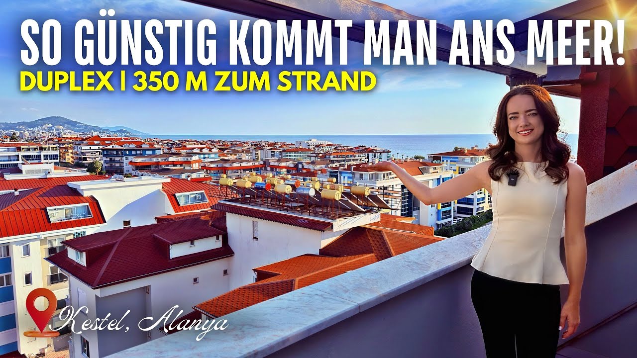 VERKAUFT! ALANYA WIRD WIEDER BEZAHLBAR?! STRANDNAHE DUPLEX & MEERBLICK ZUM TOPPREIS IN KESTEL