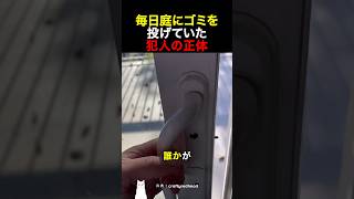 毎日庭にゴミを投げていた犯人の正体