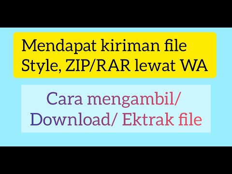 Mengambil/ download - ektrak file dari HP Android | file STYLE, ZIP, RAR dll, memindah ke flashdisk