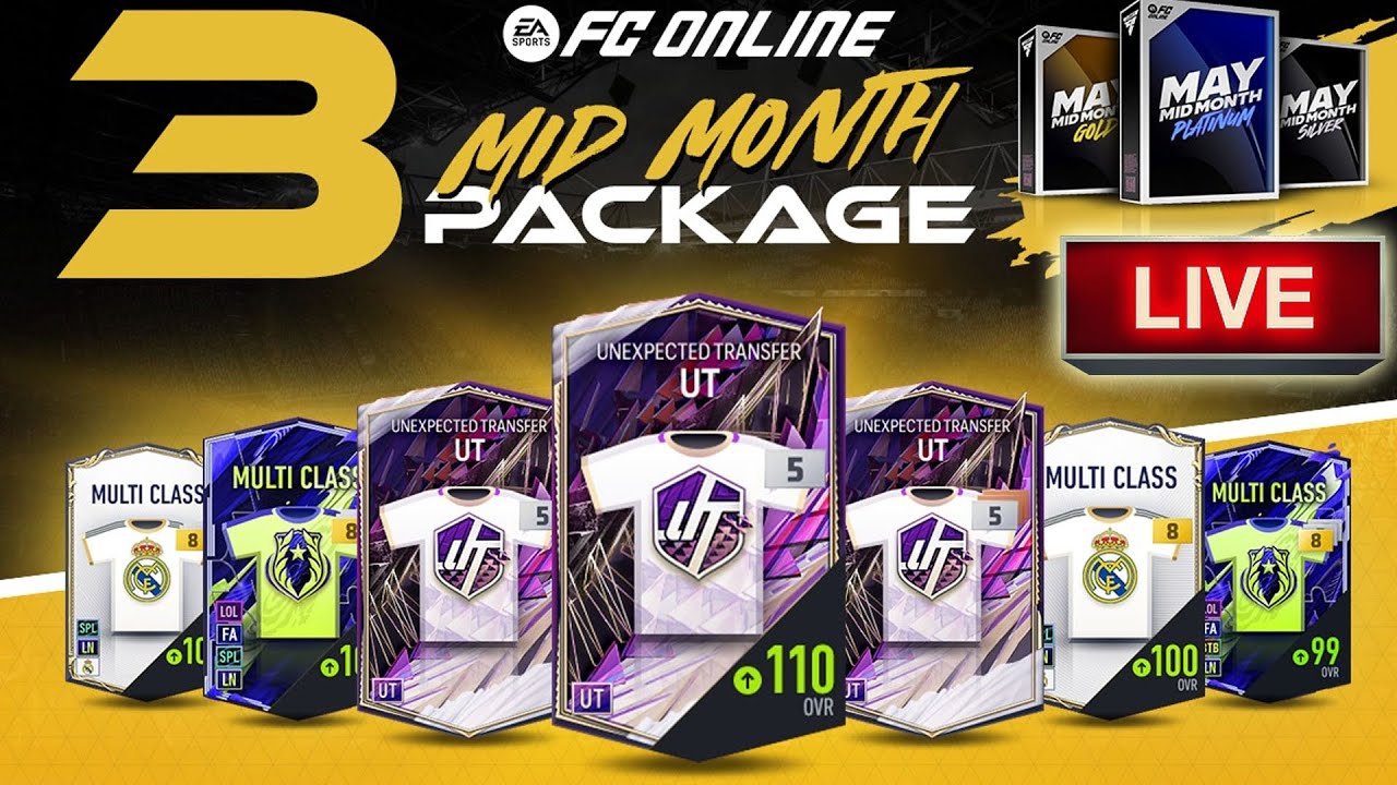 🔴[Live] เปิดแพ็ค Mid Month + ลอง Ronaldo R9 UT +5 !! 🔥 - YouTube