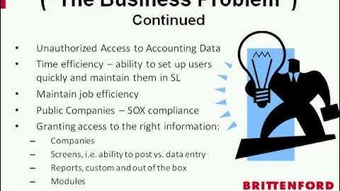 Microsoft Dynamics SL - How to Strengthen Internal Controls