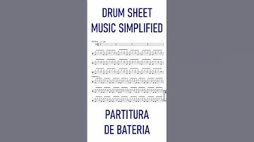 Smooth Operator - Sade #drumsheetmusic #drumscore #partitura #drums